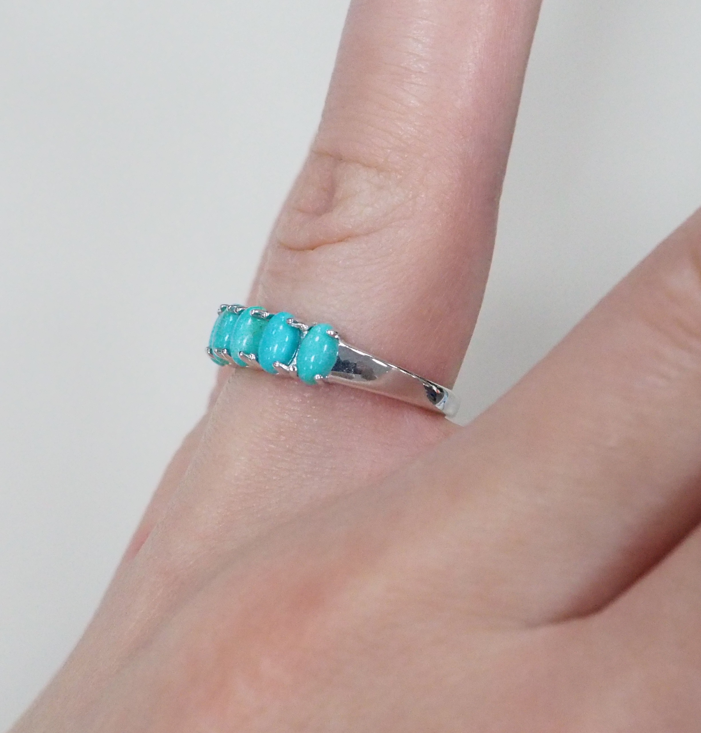 Серебряное кольцо с бирюзой